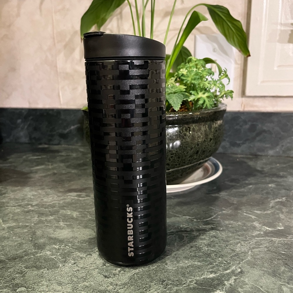 *NWT* Starbucks x MiiR Black Stainless Steel Tumbler 16 oz